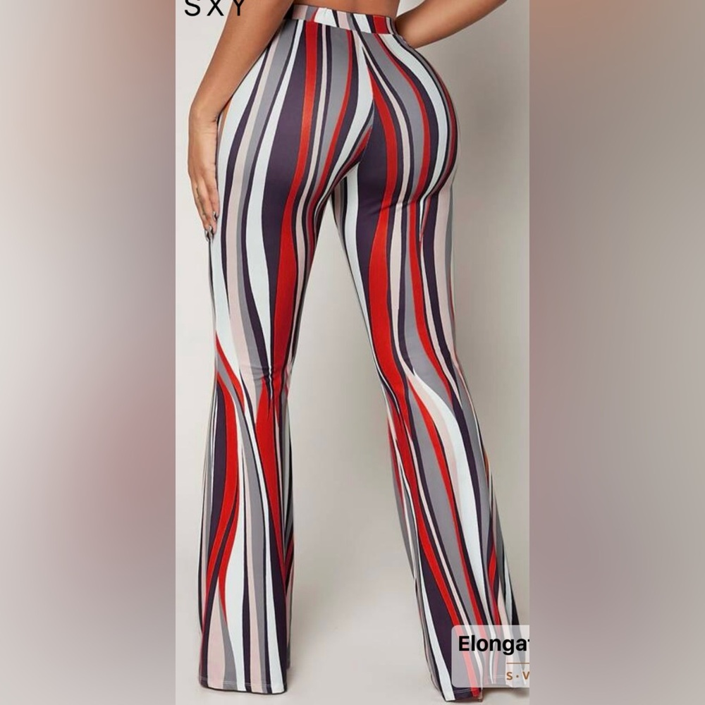 Striped Multicolor Pants - Picture 2 of 3
